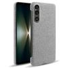 Для Sony Xperia 1 VII Чехол для телефона Тканевая текстура Защитная задняя крышка из ПК против царапин