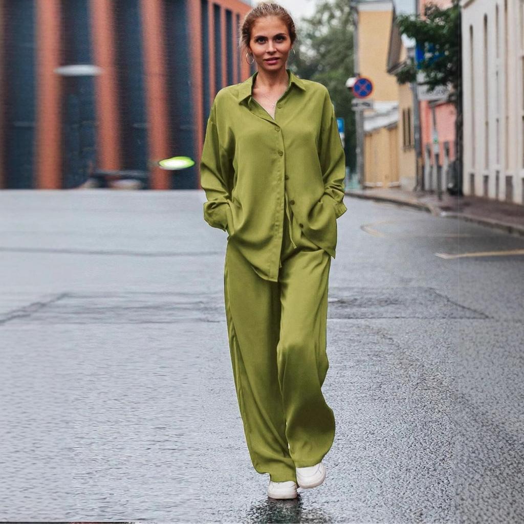 IHUASU Women's Fashion Multi-color Loose Casual Suit