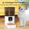 6L Smart Pet Автоматический таймерный дозатор корма для кошек WiFi Интеллектуальный пульт дистанционного управления миска для еды для собак Кормушка для кошек и собак с защитой от заклинивания