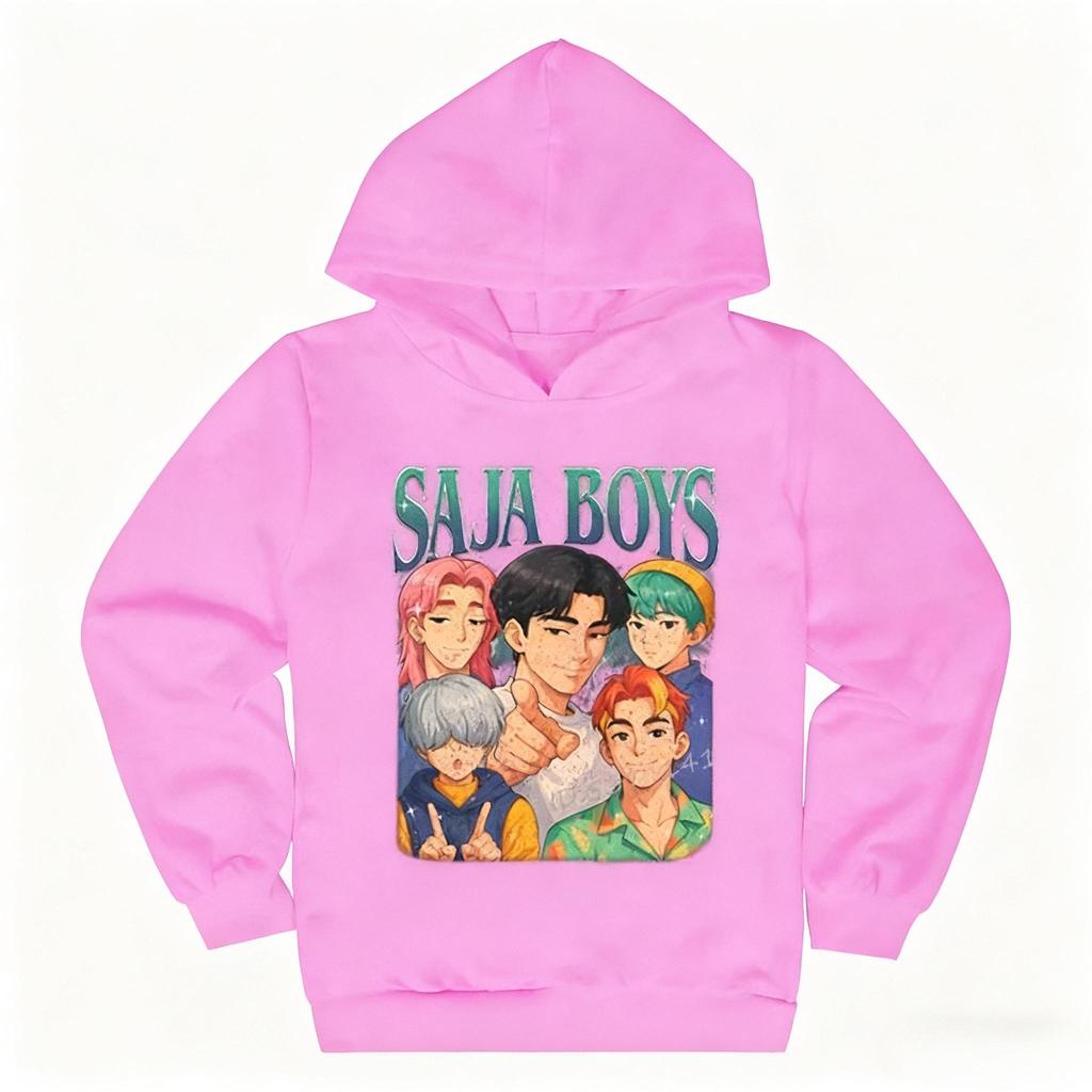K-pop Охотники на демонов Saja Boys Детская одежда Харадзюку Мода Уличная одежда Толстовки Девочка Мальчик Смешной подарок Одежда