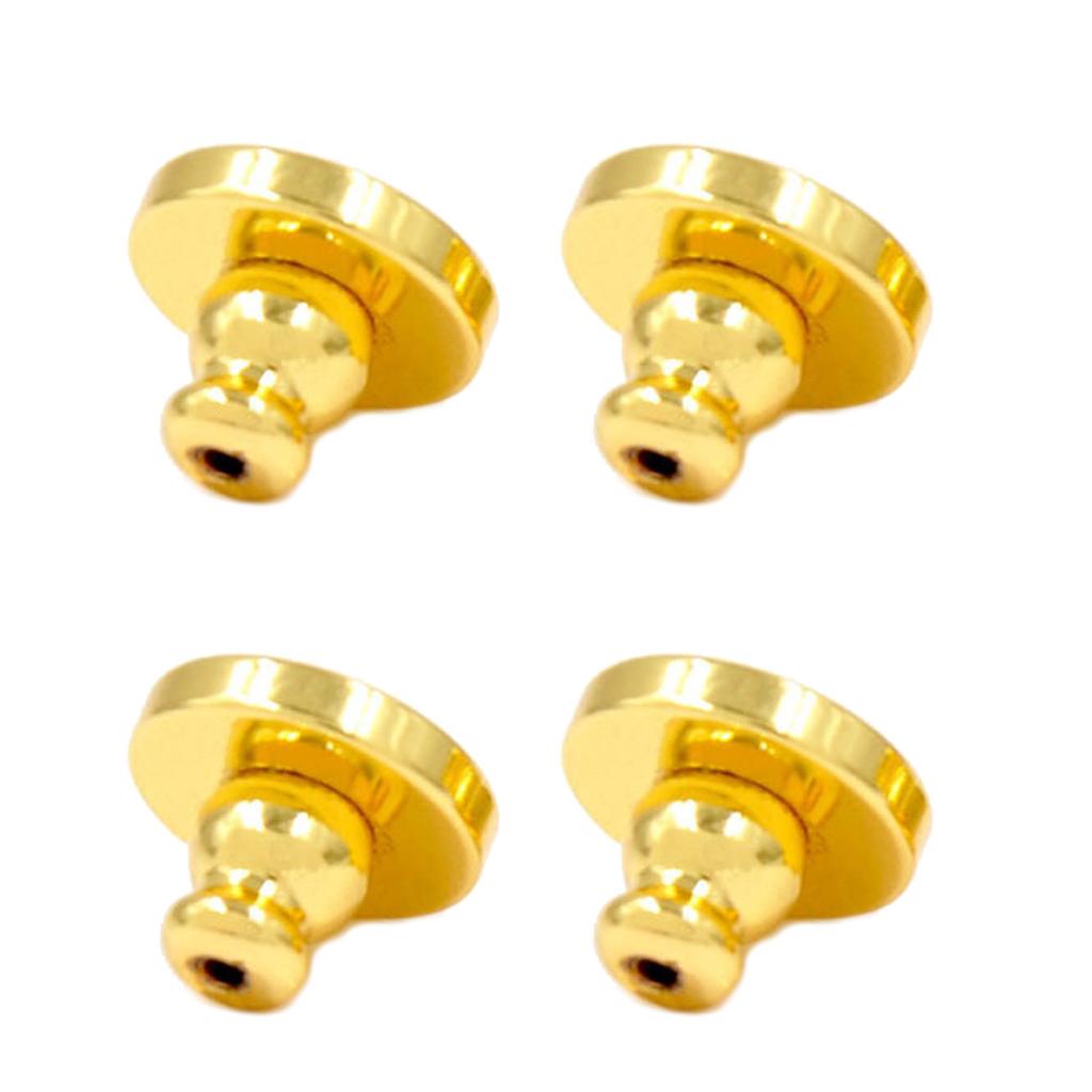 4 шт. Удобные стопперы для серег, надежная фиксация, блокирующие заглушки для задней части уха, ювелирная замена, фиксирующие заглушки для гвоздиков