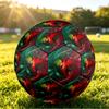 Португалия Футбол Принт Размер 5 Футбольный Мяч Устойчивый к Износу Стандартный Взрослый Тренировочный Футбольный Подарок для Фанатов для Матчей в Помещении и на Открытом Воздухе Спорт