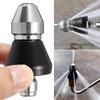 1/4" High Pressure Nozzle Sewer Cleaning Tool Parts Pressure Washer Jetter Nozzle Pipe Unclogger Nozzle Reverse Airflow Nozzle for Commercial Pipes