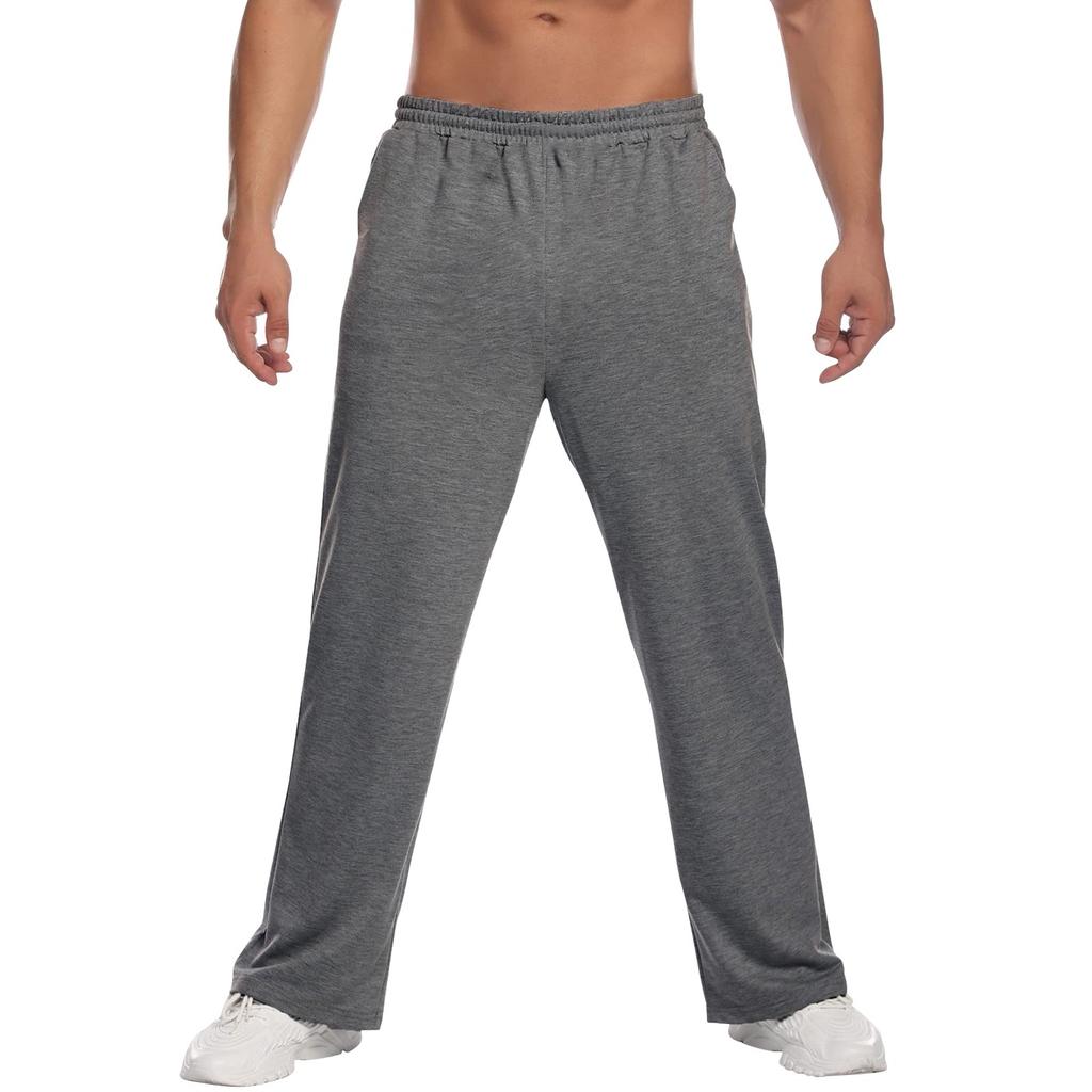 Men's Jogging Bottoms Lightweight Tracksuit Bottoms Long Sweatpants Leisure Sports Trousers With Pockets And Drawstring