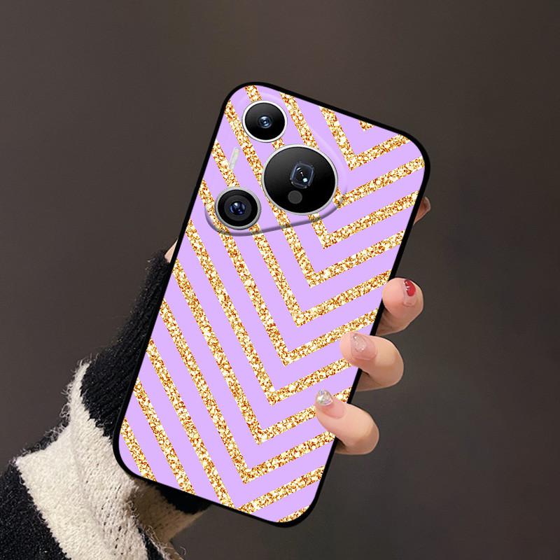 Чехол для Huawei Pura 70 Черный Матовый Милый Мягкий Силиконовый ТПУ Чехлы для Pura70 Pro Pura 70 Pro+ Плюс Ультра Чехол Защитный Fundas