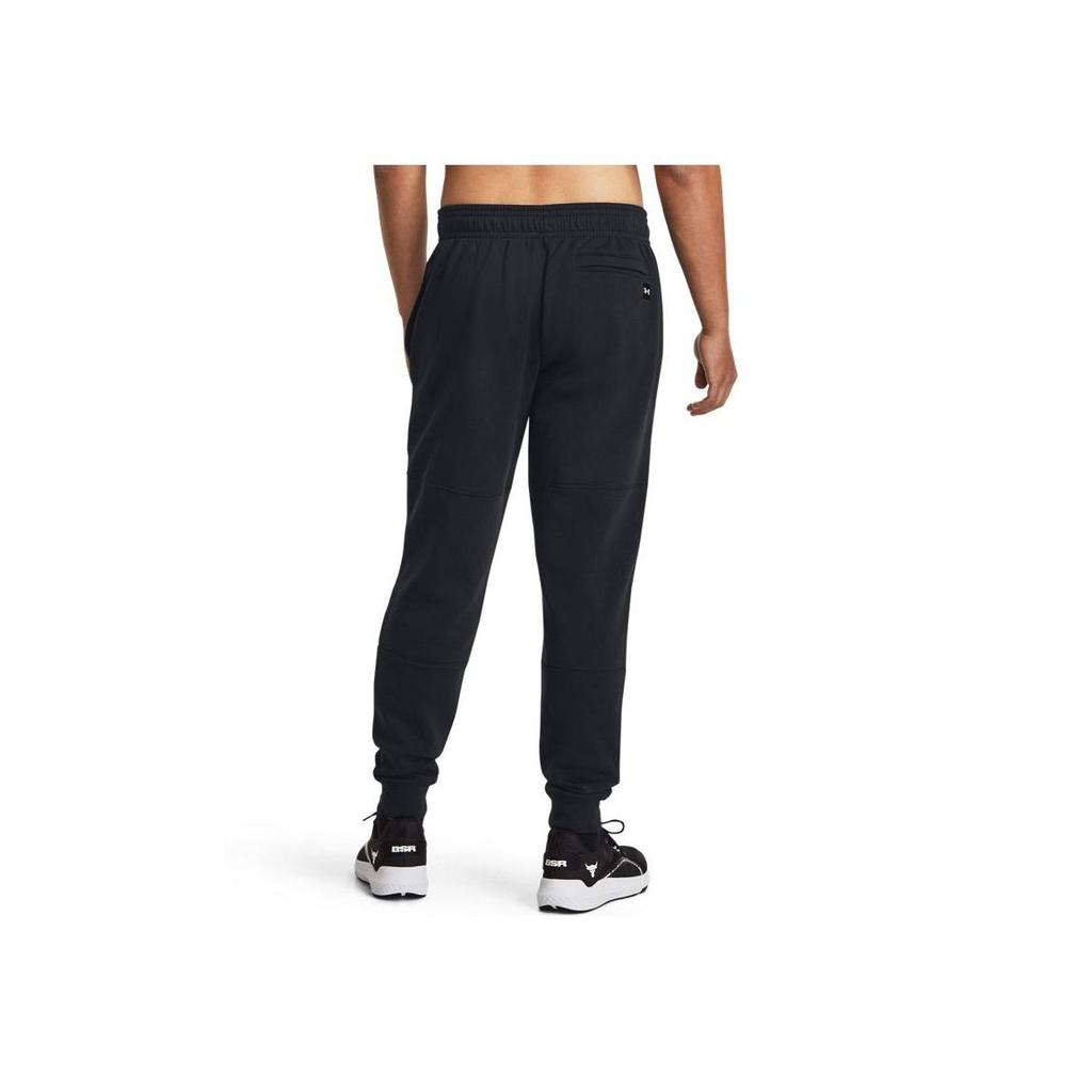 Under Armour Брюки-джоггеры Project Rock Rival Fleece Мужские Черный 1380108-001