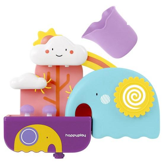 Happy Play Elephant Friends Shower Bath Toys, Korean Bath Toys