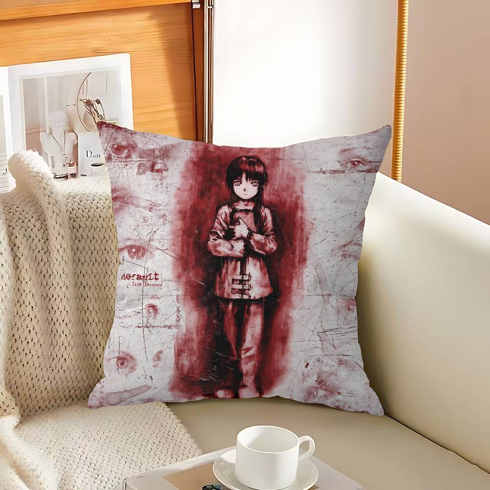 Мультфильм Serial Experiments Lain Наволочка Дюймы Сельский Декор Домашние Декоративные Подушки для Дивана