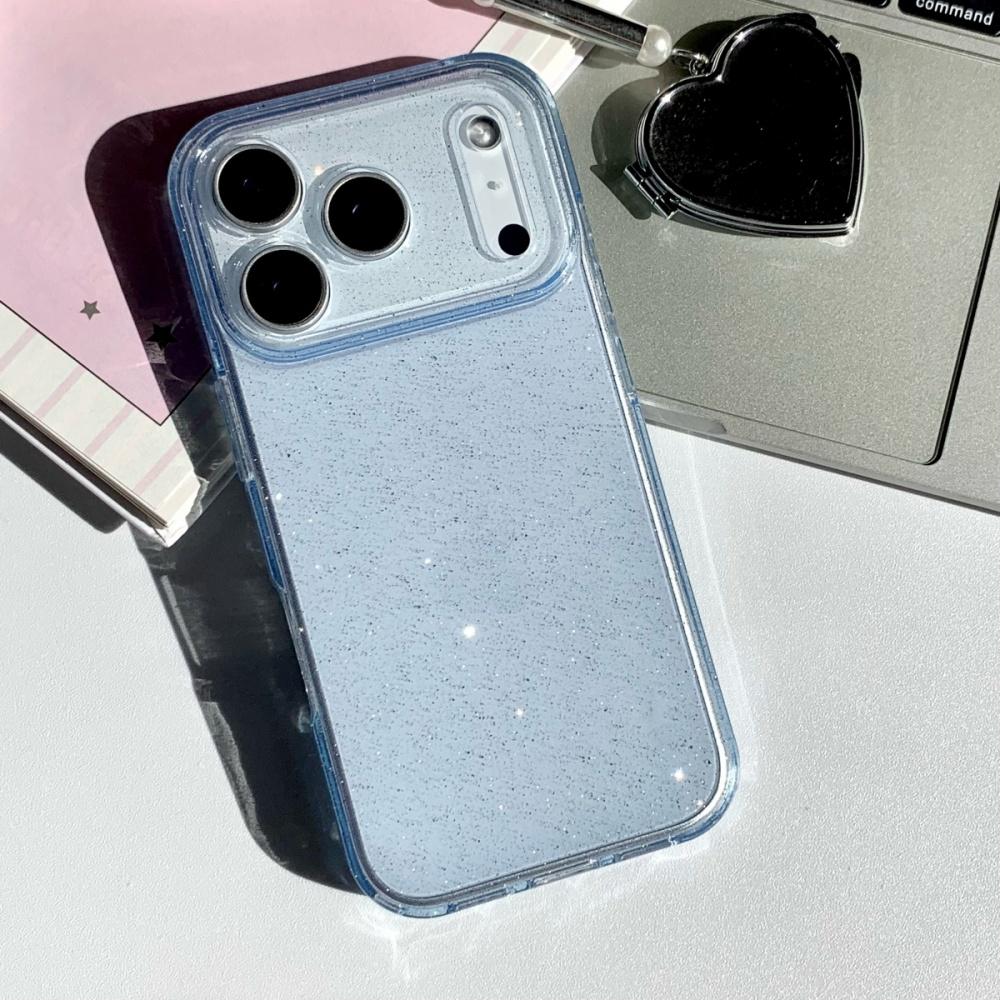 Ультратонкий прозрачный чехол из ТПУ с блестками и стразами для iPhone 17 Air 16 15 14 13 Pro Max Plus, мягкая ударопрочная прозрачная задняя крышка
