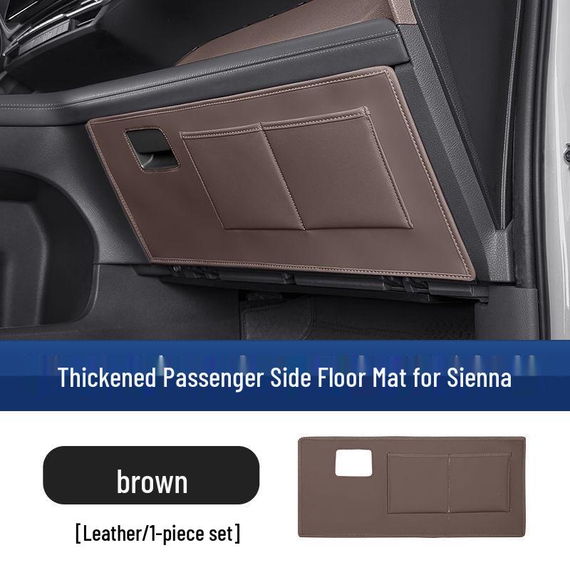 Утолщенный коврик от пинков для Toyota Sienna, Защитная накладка на перчаточный ящик Grevia, Аксессуары для сиденья пассажира Sienna