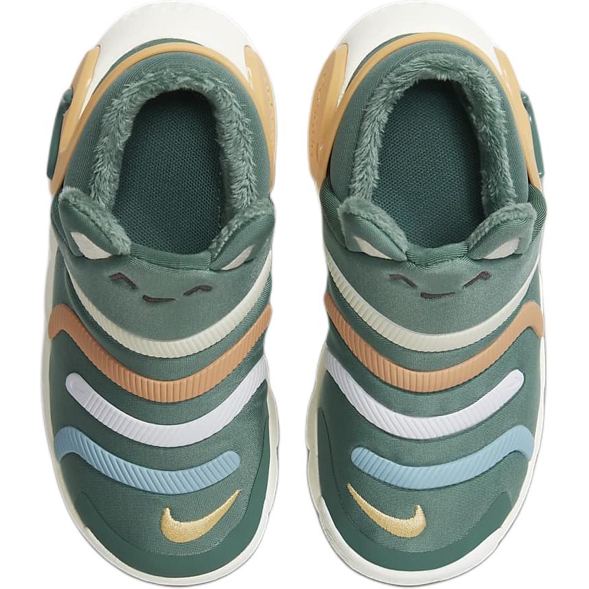 Nike Dynamo Go 2 EasyOn PS Coast Green Celestial Gold Kids Sneakers Football-Gray FZ1014-300