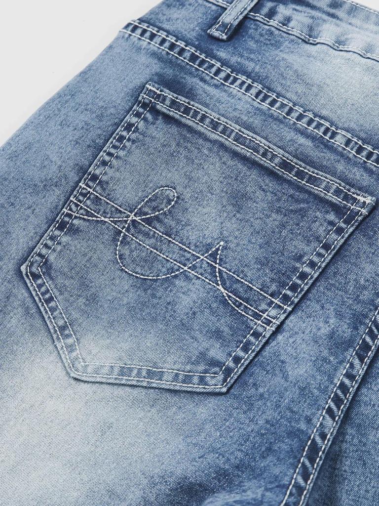 2024 High-Quality Four-Season Straight Men's Jeans - European and American Style