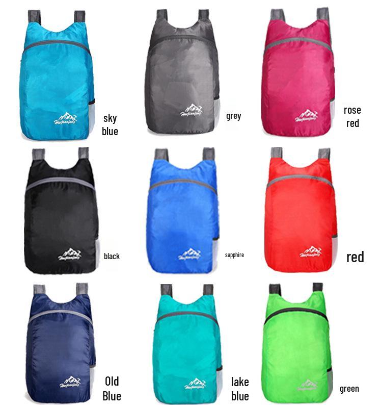 Ultra-Light Cross-Border Foldable Travel Backpack for Men and Women - Ideal for Outdoor Sports and Cycling