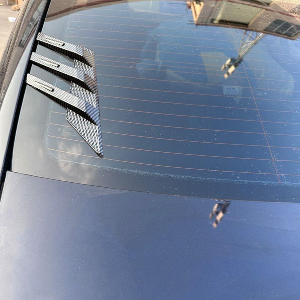 Прочные боковые вентиляционные отверстия-сплиттеры, декоративная накладка на воздушное крыло, отделка, универсальный задний боковой спойлер для автомобиля