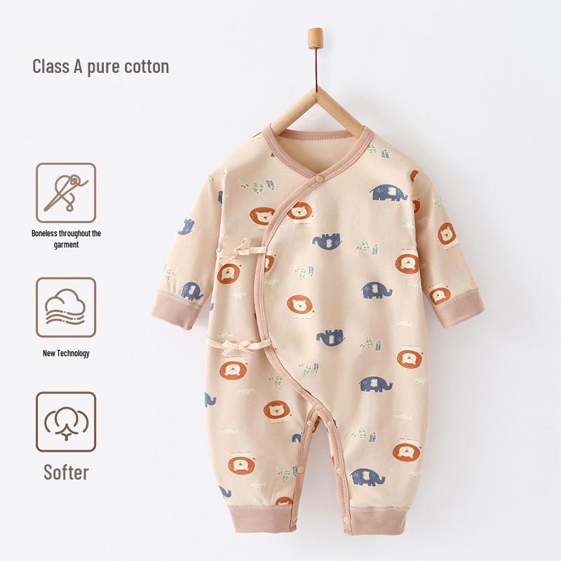 Детский боди из чистого хлопка - Монашеский комбинезон для новорожденных на все сезоны (0-3 месяца)