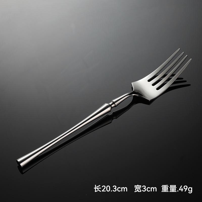 Многофункциональный нож для западной кухни из нержавеющей стали 304 с узкой талией, вилка и ложка, набор для стейков в ресторане отеля и ресторана, утолщенный нож и вилка