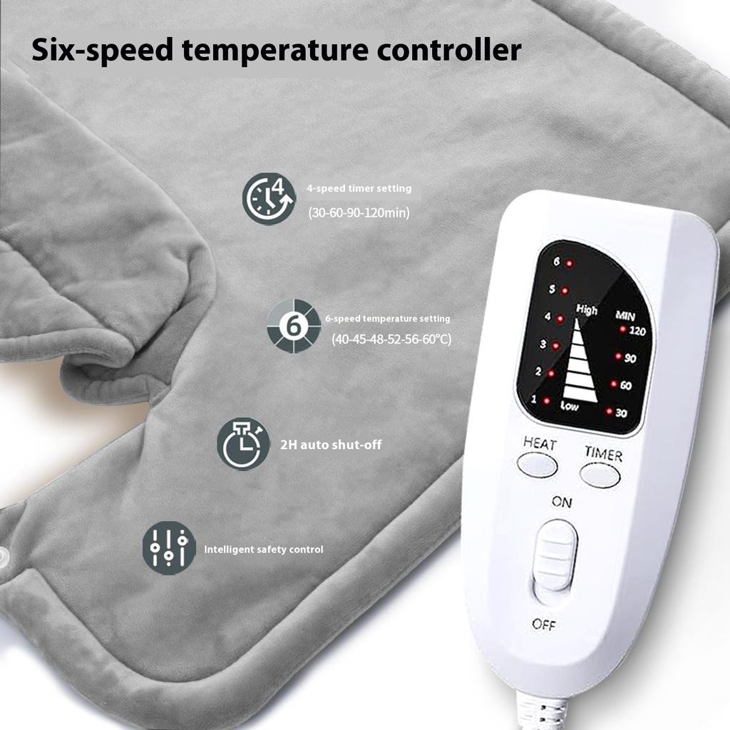 Электрическая грелка для плеч и шеи, согревающая терапия, накидка на плечи с гравитационным дизайном, уютное одеяло для тепла и комфорта