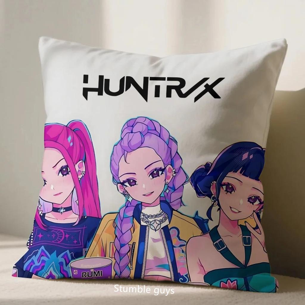 Аниме 45X45см Наволочка для диванной подушки K-pop Охотники на демонов Чехол для подушки Домашний декор