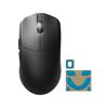 Игровая мышь Lamzu MAYA X Черная с 1 дополнительным 8K-донглом Гарантия авторизованного японского дистрибьютора (Эксклюзив Амазонки) Подошвы, Включены,