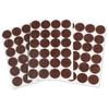 Set of 72 Furniture Protector Pads, 22mm Diameter, Round Felt Pads, 2mm Thick, Scratch-Resistant, Sound-Dampening, Anti-Slip, Dark Brown