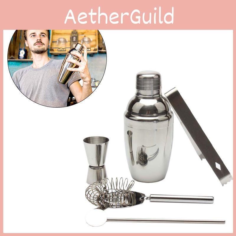 Ultimate 550ml Stainless Steel Cocktail Shaker Set For Professional Bartending