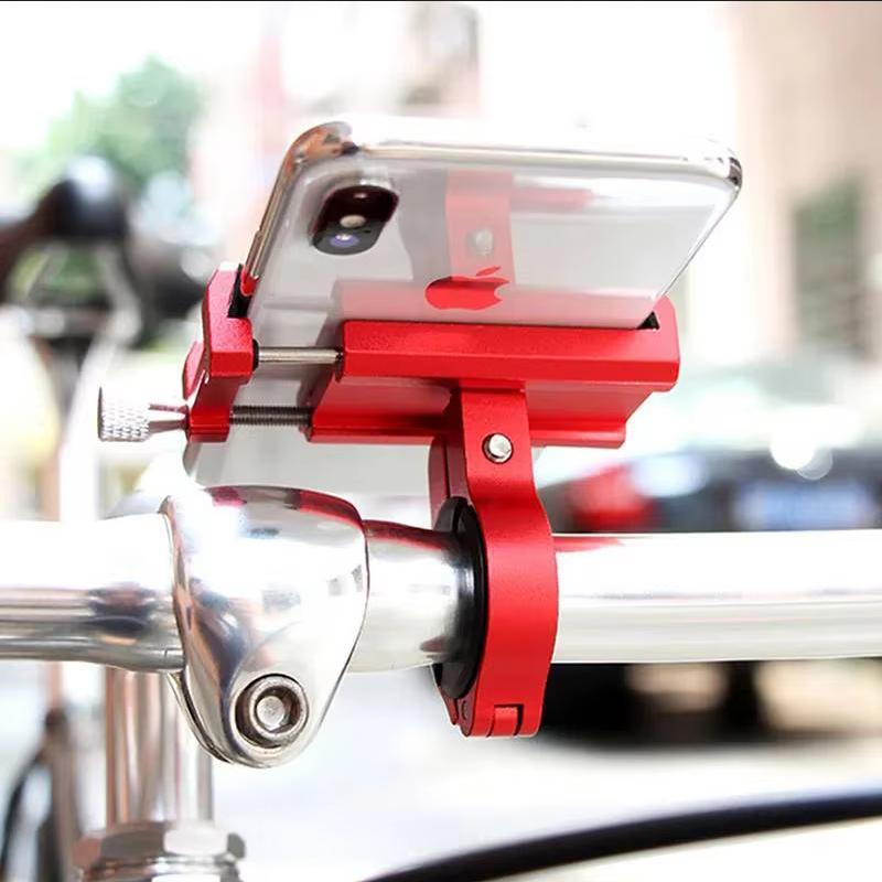 Bicycle Phone Holder Reliable Mount Universal MTB Mobile Cell GPS Metal Motorcycle Holder On Road Bike Handlebar