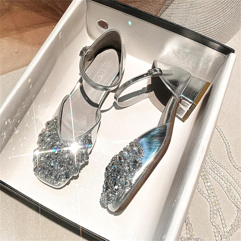 Высококачественные женские туфли со стразами, 3 см, низкий каблук, женские туфли в стиле ретро «Мэри Джейн», удобные женские туфли-лоферы