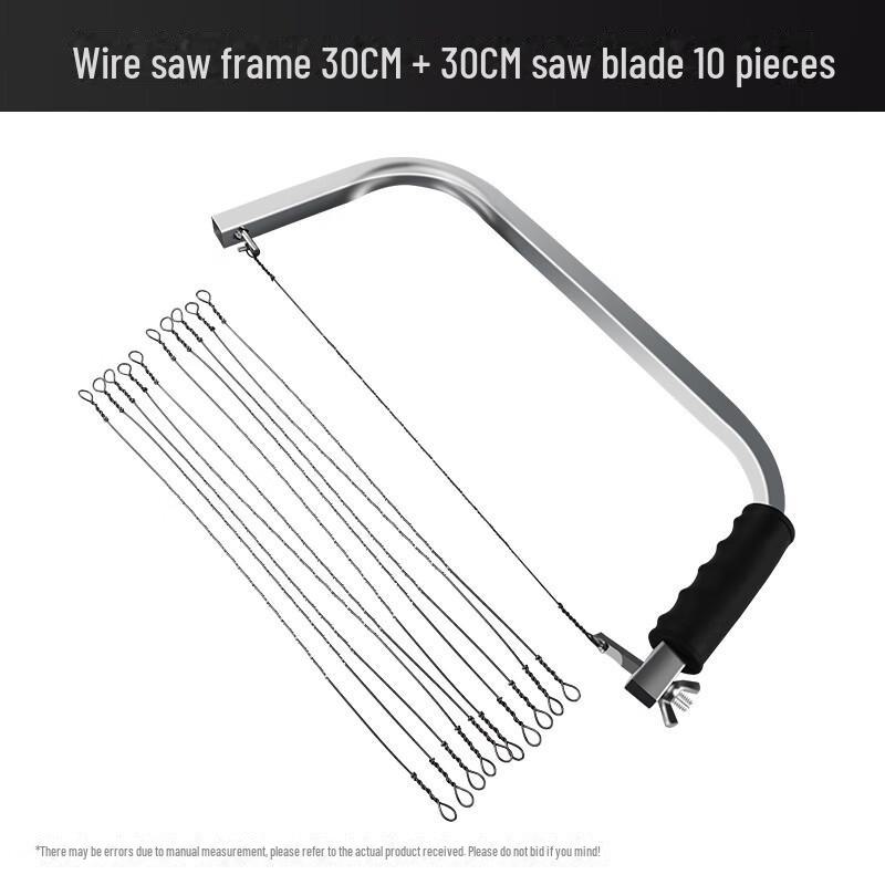 Manual Flower Curve Wire Saw - Handheld Woodworking Tool with Cutting Blade