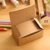 100pcs Double-sided Blank Kraft Paper Business Cards Word Card Message Card DIY Gift Card New Year