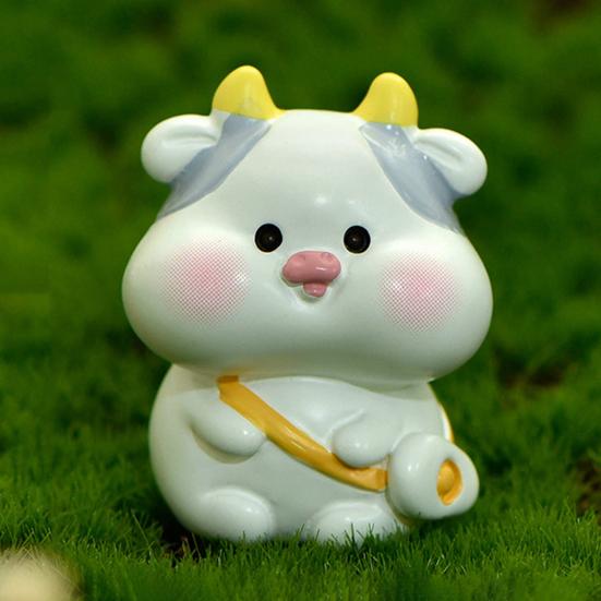 Миниатюрная статуя, прочная для украшения, разноцветная, красочная, миниатюрная статуэтка из смолы, удобная, привлекательная, яркая.