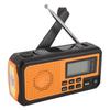 Аварийное радио с ручкой USB, зарядка на солнечной батарее, сигнализация SOS, светодиодный фонарик, радио для кемпинга на открытом воздухе