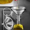 Набор кухонных воронок из нержавеющей стали, воронка для пищевых порошков, для заполнения бутылок, инструмент для заливки растительного масла, специй, соли, трав