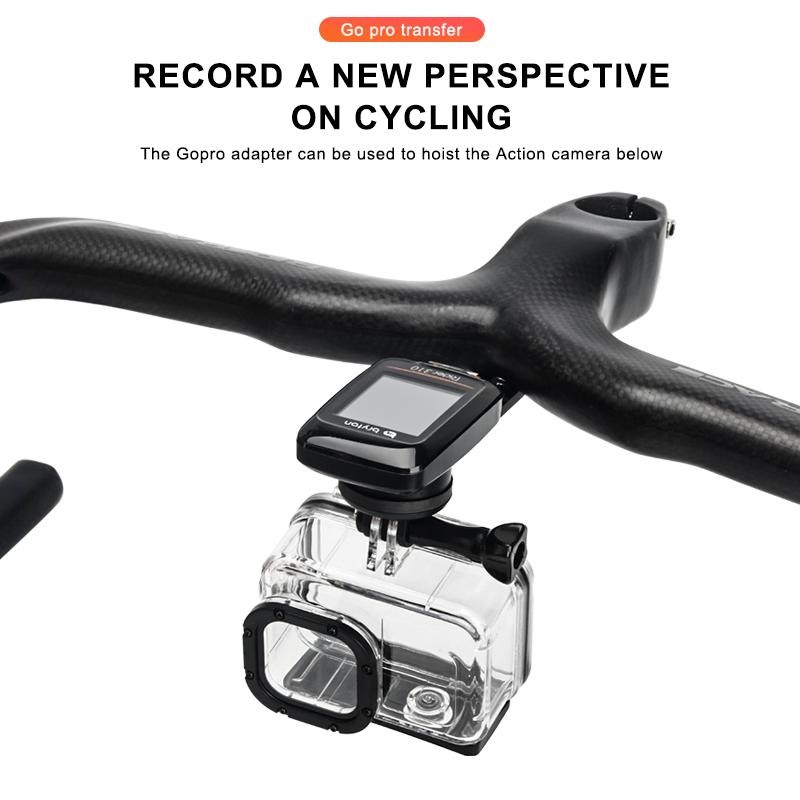 Держатель для велосипедного компьютера, кронштейн из углеродного волокна, дорожный велосипед, секундомер, спидометр, держатель для Garmin Gopro, подставка для фонаря Bryton