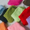 1 Pair Floor Socks Super Soft Ultra-thick Cotton Middle Tube Fluffy Autumn Winter Floor Socks for Home