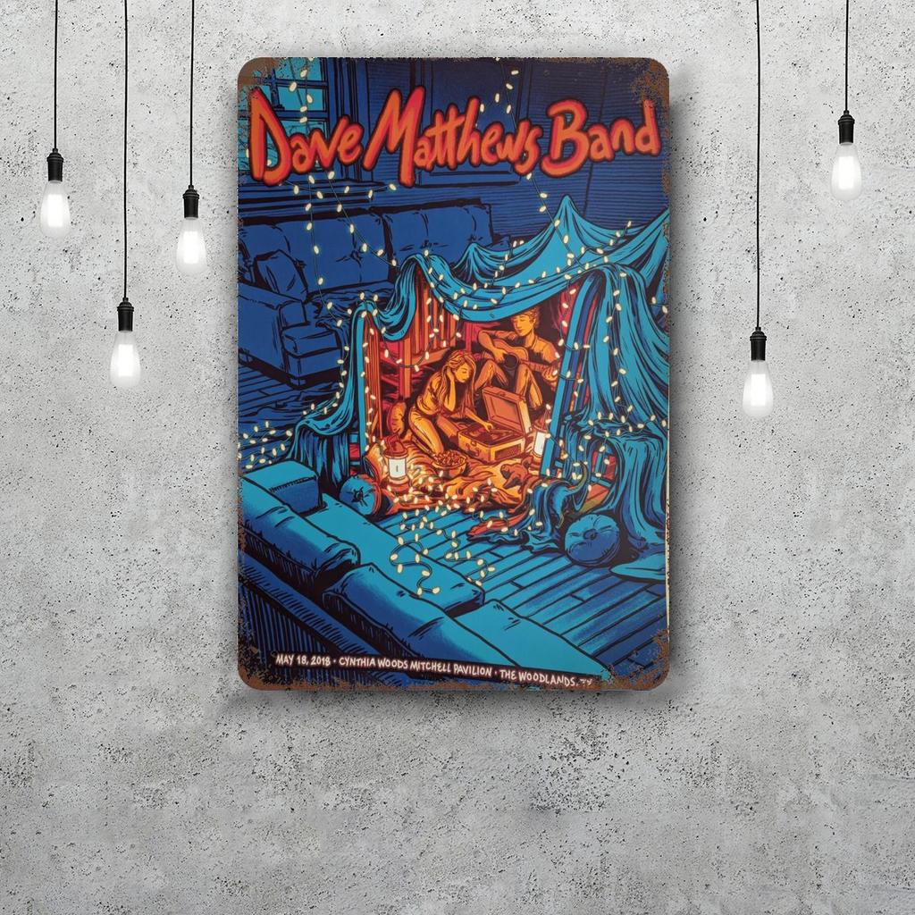 dave matthews band Metal Signs wall decor Vintage Tin Signs Captain Metal Poster Decor for Bar Pub Club Wall Decoration