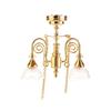 Chandelier Bedroom Ceiling Lamp Miniature Furniture Model Doll Houses Accessory Realistic Lighting Toy Playset 1:12