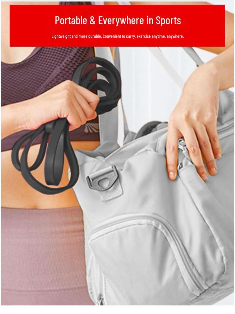 New Silicone Resistance Bands for Yoga & Chest Workouts