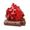 Building Block Compatible, Mobile Castle, Fire Demon, Hayao Miyazaki Cassifa, Cartoon Model Creative