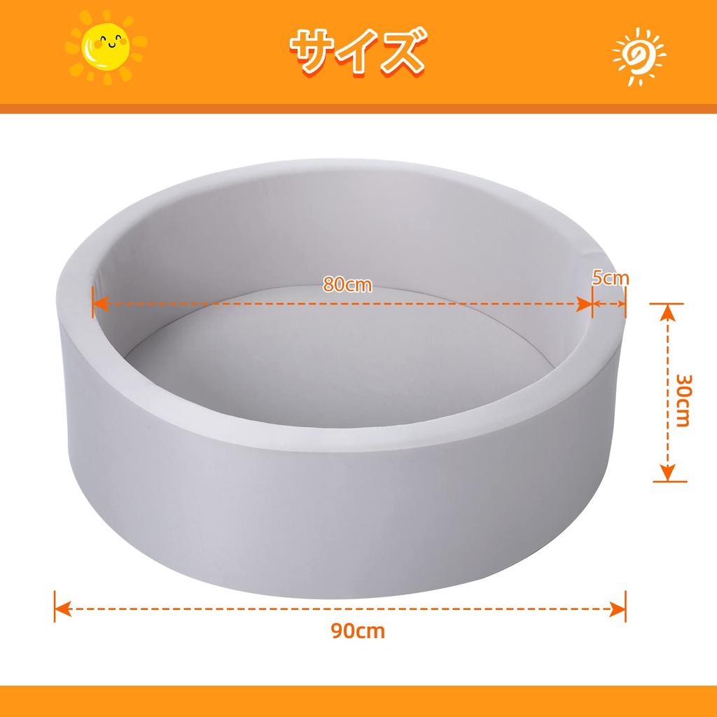 Круглый бассейн с пеной, Оборудование для крытой игровой площадки, Пена высокой плотности, Мягкая текстура, Для младенцев и детей, Развивающая игрушка, Домик с шариками, Цветной