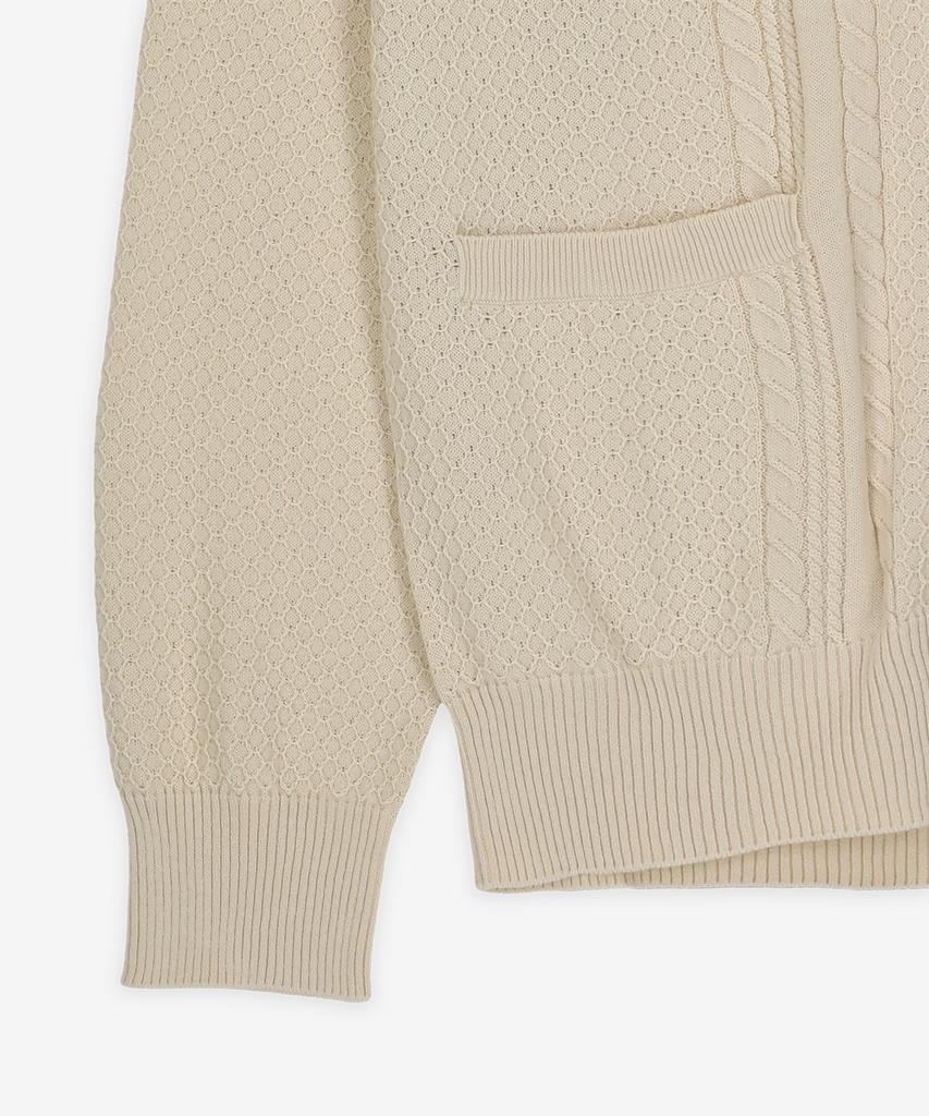 Givenchy 4G Cable Knit Cardigan - Ivory / Bm90S74Yjp105