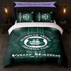 Plymouth Argyle FC Custom Name Text Bedding Set 1 Duvet Cover+2 Pillowcases Soccer Logo Personalized Gift For Special Occasion Bedroom Decor