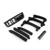 5x Black Interior Door Pull Handle Window Control Panel For VW Passat B5 98-2005