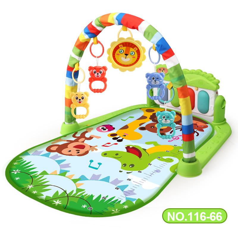 Fitness Stand Baby Music Pedal Piano Game Mat Baby Foot Piano 36 Month Old Newborn Toy