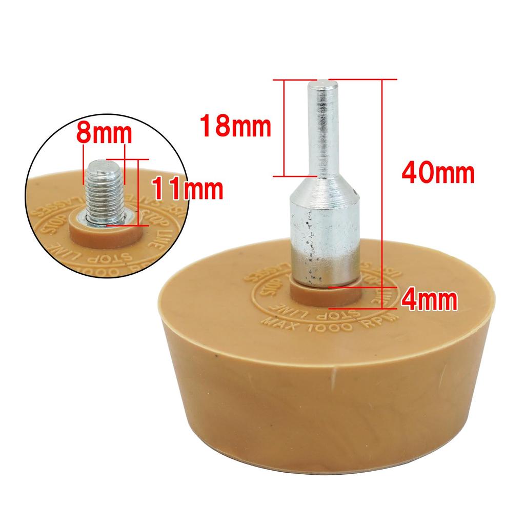 Set of 3 Extra Thick Rubber Tracers, Balance Weights, Wheel Weights, Vehicle Inspection Sticker Remover, Body Sticker Remover, Tool