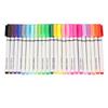 24 шт. маркеров для ткани разных цветов, сглаживающие тонкие наконечники, быстросохнущие граффити-маркеры для текстиля