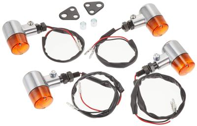 Daytona 95827 Модель автомобиля Малый комплект указателей поворота, Полированный корпус, SR400/500 (83-08) SR400 (10-21)