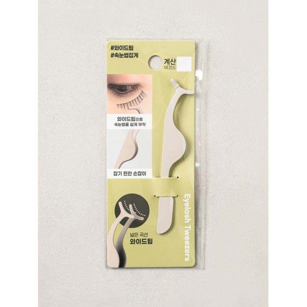 Щипцы для ресниц Daiso с широким кончиком