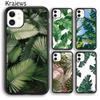 Чехол-накладка с тропической пальмой и банановым листом для iPhone 17 Air 16 15 14 plus 12 13 pro max Fundas