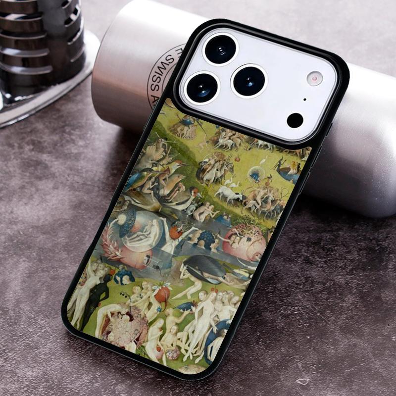 Hieronymus Bosch Art Painting print Phone Case for iPhone 17 16 15 Pro Max Air 14 13 12 11 Plus Shockproof Cover