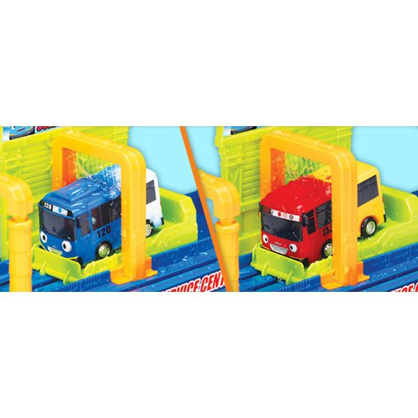 Tayo Игра в ванне с изменением цвета маленького автобуса, синий цвет на белый, красный цвет на желтый, смешанные цвета, популярные корейские игрушки